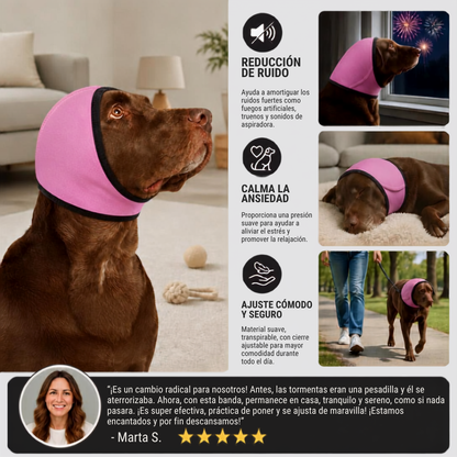 Rincón Peludo® | Protector Acústico Antiestrés para Perros